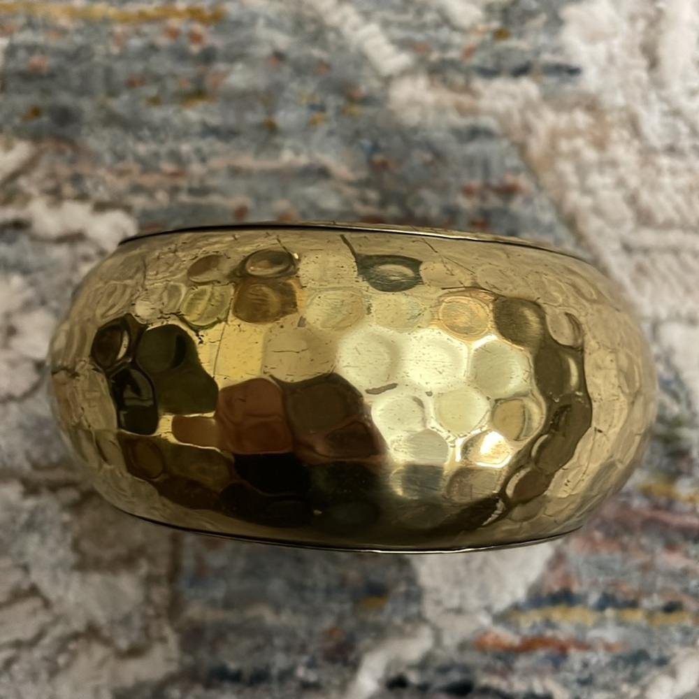 Vintage Gold cuff bracelet bangle